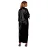 Cottelli - Satino chalatas - juodas - L/XL