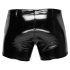 Black Level - vyriški lakuoti šortai su šoninėmis kišenėmis (juodi) - 2XL