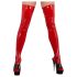 LATEX - moteriškos kojinės (raudonos) - L/XL