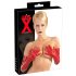 LATEX - ilgos, unisex pirštinės (raudonos) - L