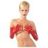 LATEX - ilgos, unisex pirštinės (raudonos) - L