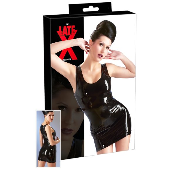 LATEX - be rankovių mini suknelė (juoda) - L