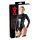 LATEX - ilgomis rankovėmis moteriškas bodis (juodas) - 2XL