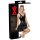 LATEX - mini suknelė su rauktuku sijonu (juoda) - XL