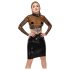 LATEX - permatomas latekso viršus (permatomai juoda) - M