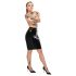 LATEX - lateksinė midi sijonas (juoda) - M