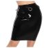 LATEX - lateksinė midi sijonas (juoda) - M