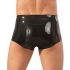 LATEX - juodiniai bokseriai su penio įmauka - L/XL