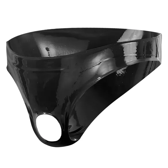 LATEX - vyriški apatiniai - juodi lateksiniai - S-L dydis