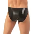 LATEX - vyriški apatiniai - juodi lateksiniai - S-L dydis