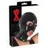 „Latex čiulpti kaukė (juoda)“