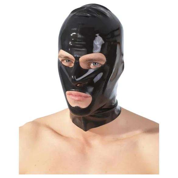 „Latex čiulpti kaukė (juoda)“
