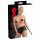 LATEX - moteriškos kelnaitės su prezervatyvu (juodos)