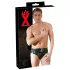 Latex vyriški apatiniai su vidiniu peniu ir analiniu dildo (juodi) - XL