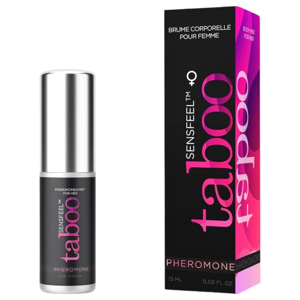 Taboo for Her - feromonų kūno purškiklis moterims - natūralus (15 ml)