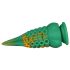 OgazR Octopuss aštuonkojis dildo - 21 cm (žalia-geltona)