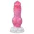Animalorny Buldog - šuns formos dildo - 17cm rožinis