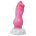 Animalorny Buldog - šuns formos dildo - 17cm rožinis