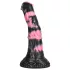 Bad Horse - silikoninis arklio penio dildo - 18 cm (juoda-rožinė)