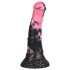 Blogasis Arklys - silikoninis arklių varpos dildo - 18 cm (juoda-rožinė)
