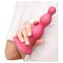 Strap-on-me Karoliukai S - karoliukinis, su siurbtuku dildo (rožinis)