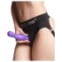 Strap-on-me Curvy M - banguotas, prilimpantis dildo (violetinis)