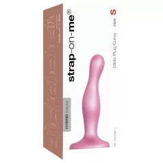   Strap-on-me Curvy S - banguotas dildo su siurbtuku (rožinis)