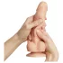 Strap-on-me S - dviejų sluoksnių, su siurbtuku dildo (kūno spalvos)