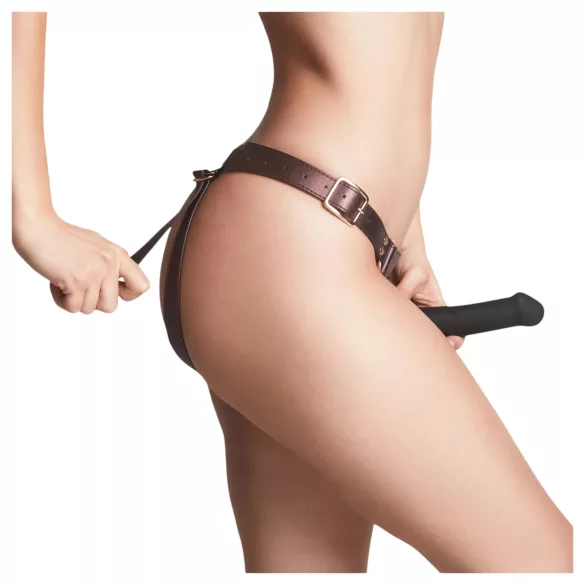 Strap-on-me - prisegamas diržas dildo - XS-XXL (ruda)