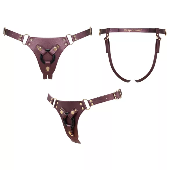 Strap-on-me - prisegamas diržas dildo - XS-XXL (ruda)