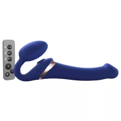 Strap-on-me M - prisegamas oro bangų vibratorius - mėlynas