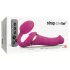 Strap-on-me M - prisegamas vibratorius su oro bangomis - rožinis