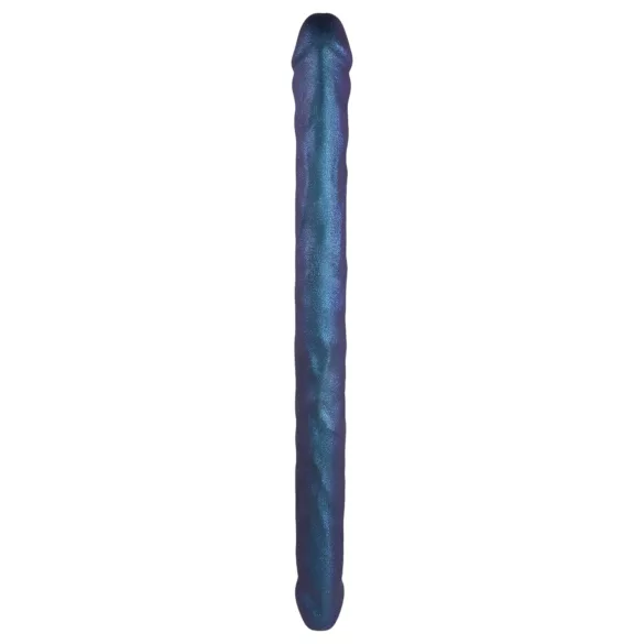 Strap-on-me - dvigubas dildo - metalo mėlyna