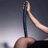 Strap-on-me - dvigubas dildo (metalinis mėlynas)