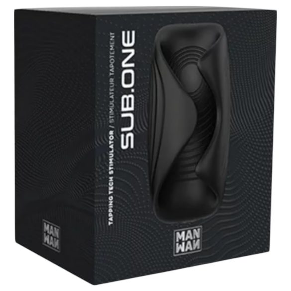 ManWan Sub.One - akumuliatorinis masturbatorius (juodas)
