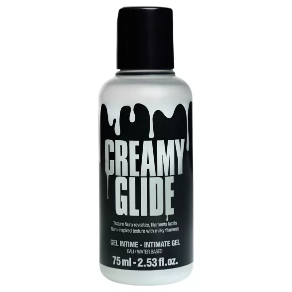 Creamy Glide - vandens pagrindo spermos imitacijos lubrikantas ir masažo gelis