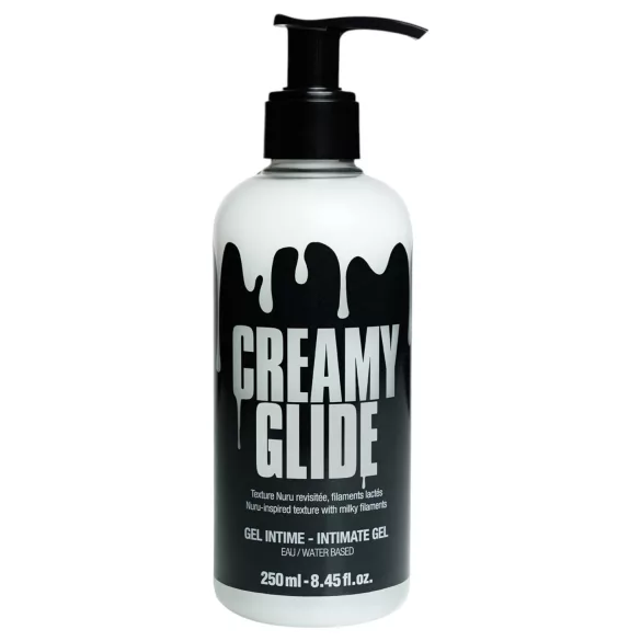Creamy Glide - vandens pagrindo lubrikantas ir masažo gelis - 250ml