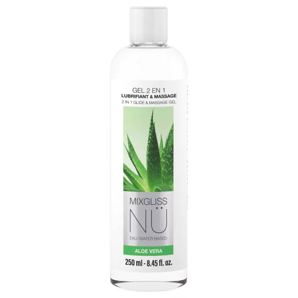 Mixgliss Nu Aloe Vera - nuru masažo gelis ir lubrikantas (250 ml)