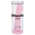 Dildolls Glitzy - rožinis silikoninis dildo su siurbtuku