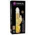 Dorcel Orgasmic Rabbit - aukso spalvos dvigubas malonumo vibratorius