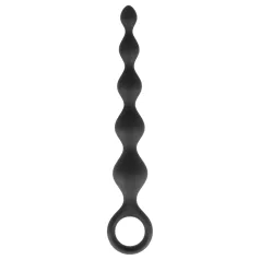   Dorcel Deep Feel - karoliukais dengtas analinis dildo (juodas)