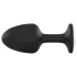 Dorcel Geisha Plug Diamond L - balto akmens analinis kaištis (juodas)