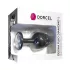 Dorcel Geisha Plug Diamond L - balto akmens analinis kaištis (juodas)