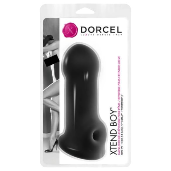 Dorcel Xtend Boy - penio mova - silikonas - juoda