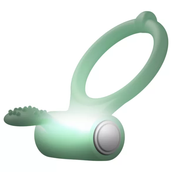 Dorcel - vibruojantis švytintis penio žiedas - baltas