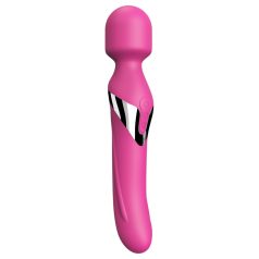   Dorcel Dual Orgasms - vibratorius ir masažuoklis 2in1 - įkraunamas - rožinis