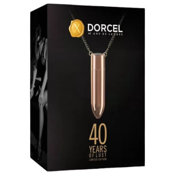 Dorcel - įkraunamas, vandeniui atsparus rožinio aukso vibracijų papuošalas