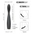 Dorcel G-slim - įkraunamas G-taško vibratorius (juodas)
