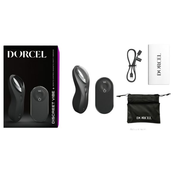 Dorcel Discreet Vibe + - įkraunamas klitorio vibratorius (juodas)