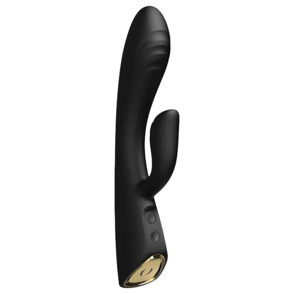 Dorcel Flexi Rabbit - šildantis klitorio vibratorius (juodas)
